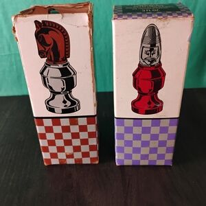 Avon Chess Piece Aftershave Set